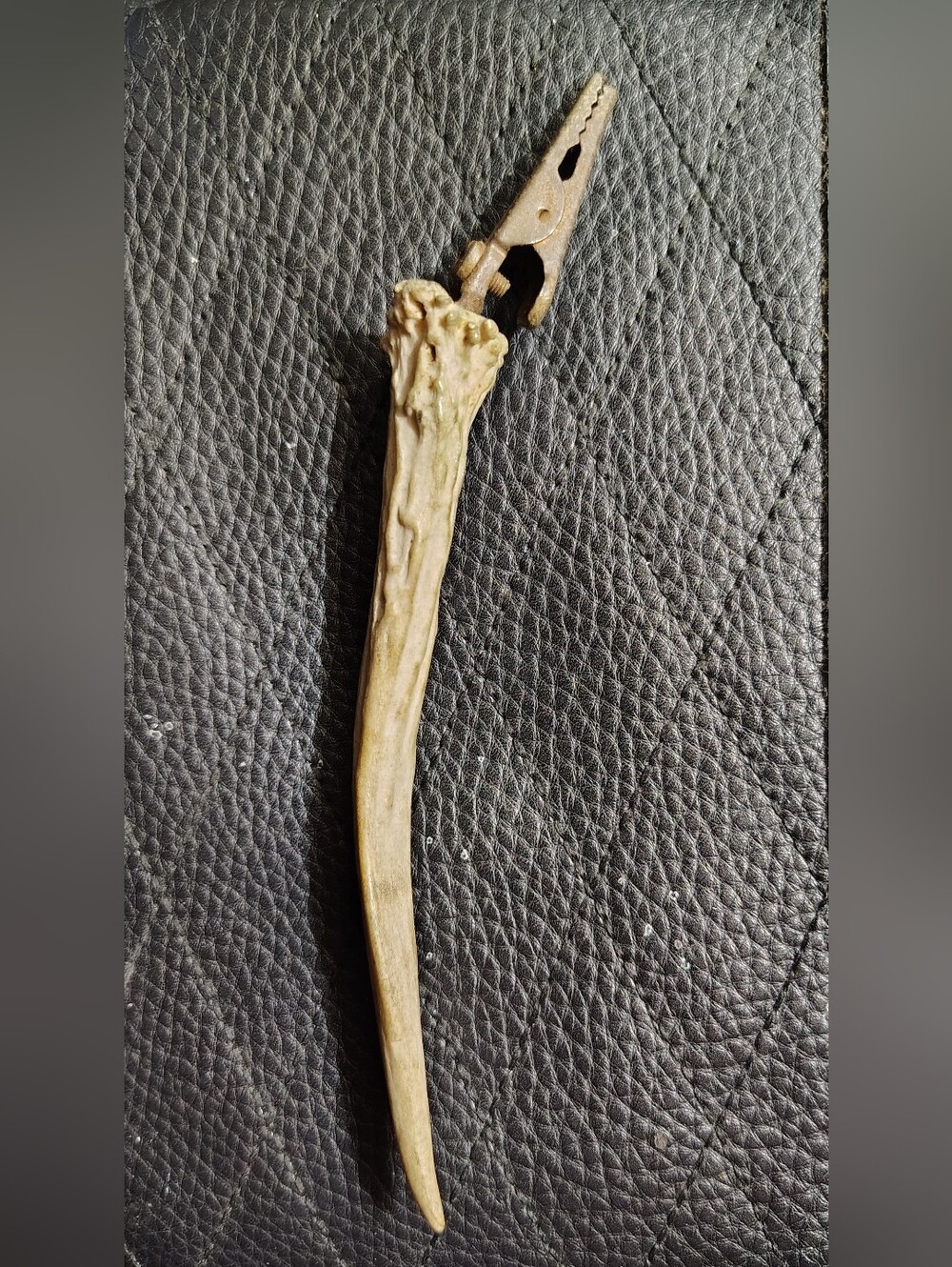 Handmade Real Deer Antler Roach Clip Artisan Vintage